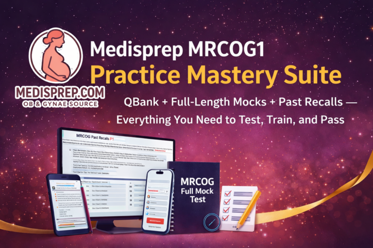 The MRCOG 1 Exam Cracker Bundle